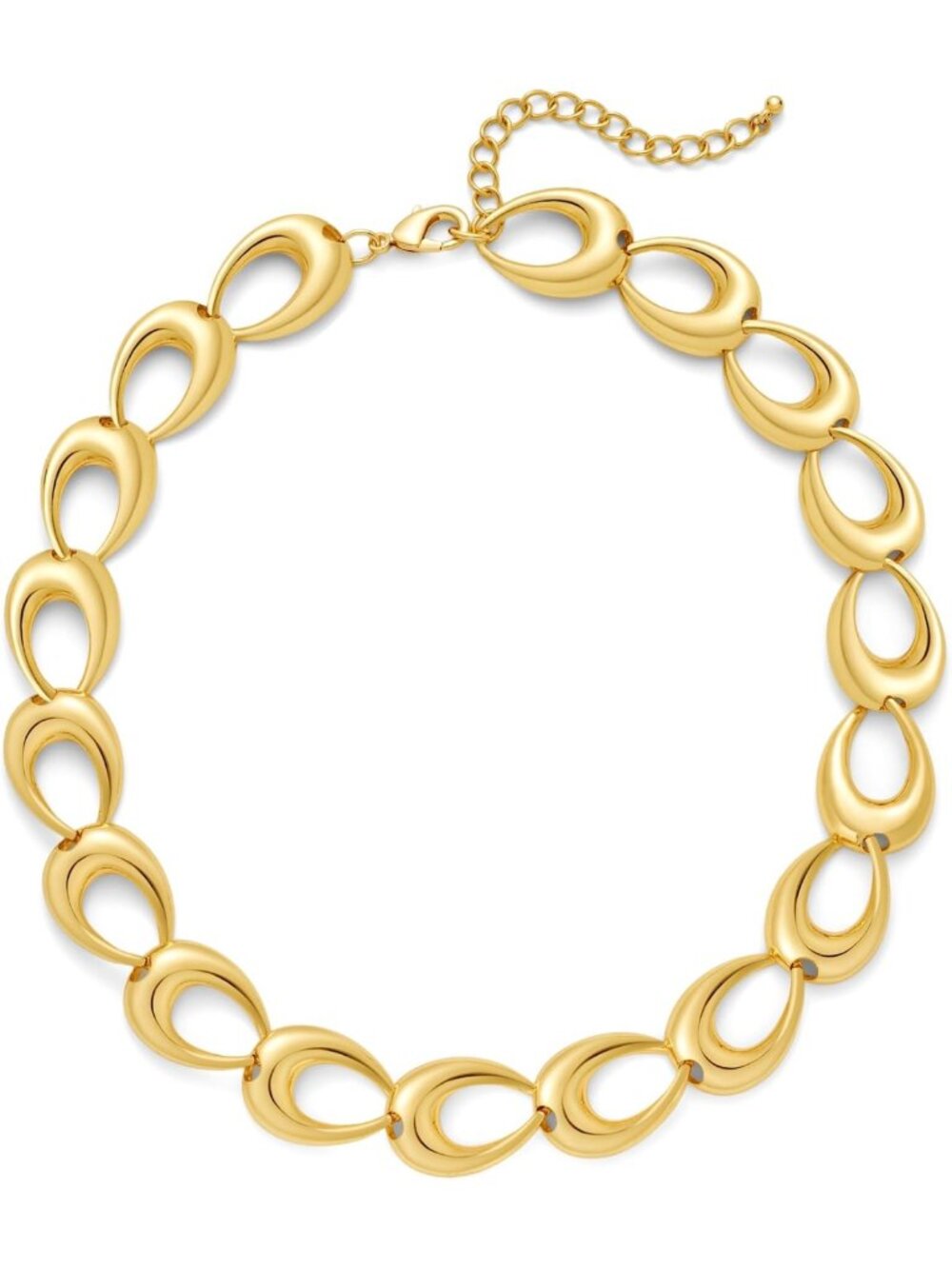 Bold Gold Chunky Choker Necklace - Statement Jewelry for Fashion Lovers